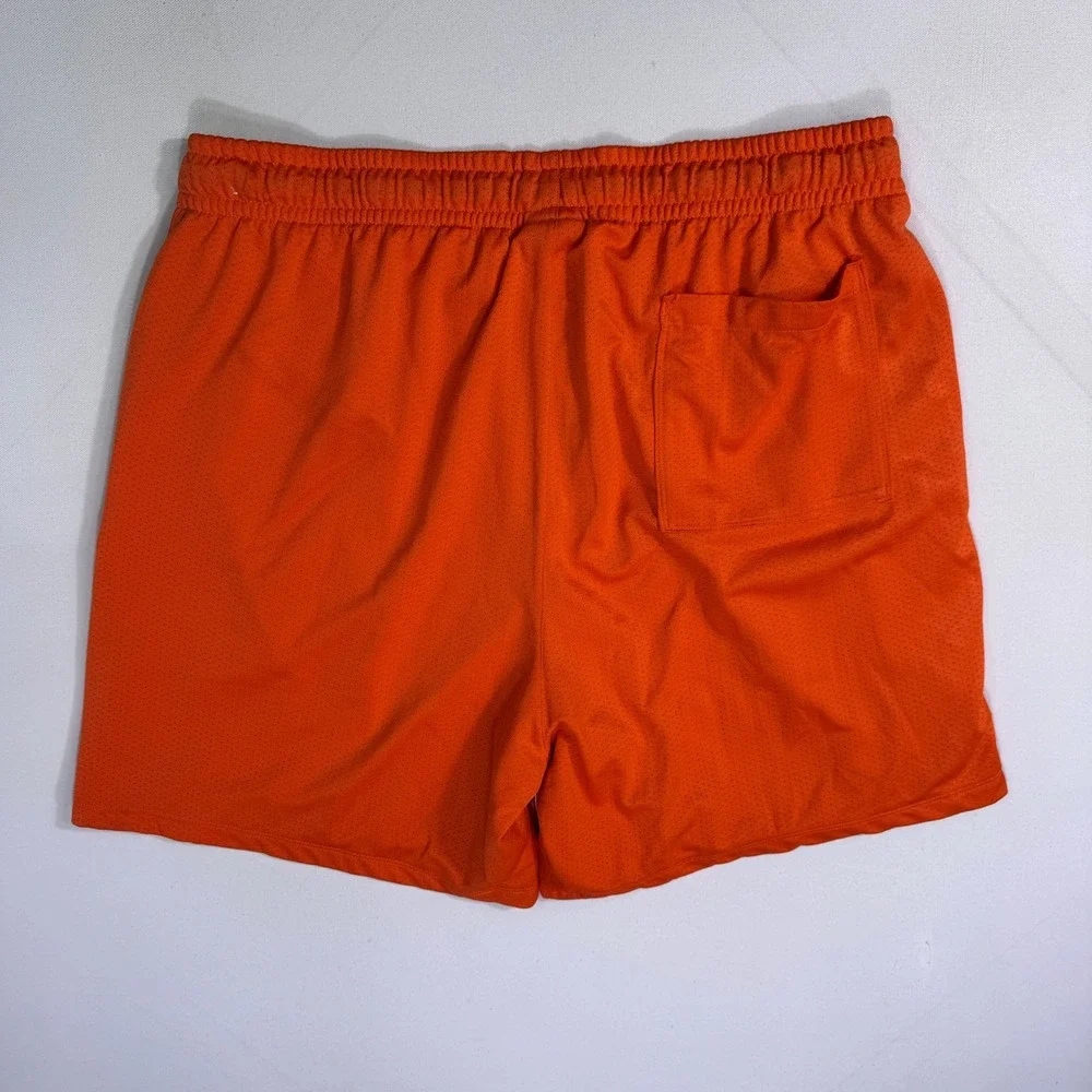 Jordan Flight Club Mesh Shorts Men's 3XL Orange Basketball Gym DV7602-817 Active